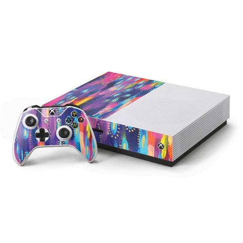 Kaleidoscope Brush Stroke by Etta Vee Xbox One Skins
